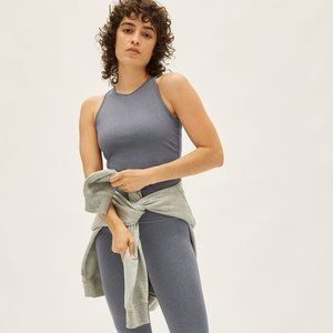 Everlane -- The Perform Tank in Heathered Charcoal
